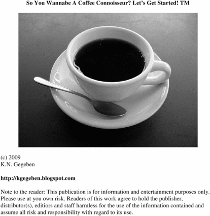 Product picture So You Wannabe A Coffee  Connoisseur? TM